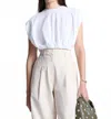 A.l.c A. L.c. Billie Extended Shoulder Top In White