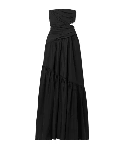 A.l.c Black Cotton Maxi Dress