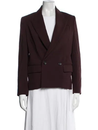 Pre-owned A.l.c Blazer In Burgundy