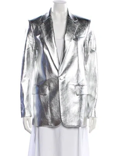 Pre-owned A.l.c Blazer In Silver