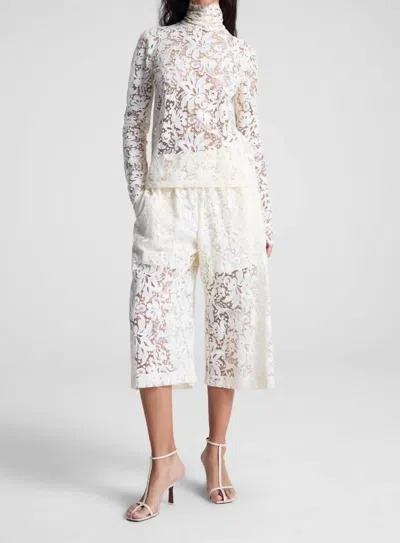 A.l.c Bodie Short In Cream In White