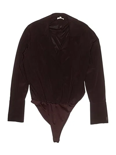 Pre-owned A.l.c Bodysuit In Burgundy