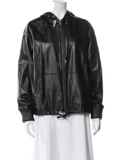 Pre-owned A.l.c Bomber Jacket In Black