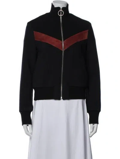 Pre-owned A.l.c Bomber Jacket In Black