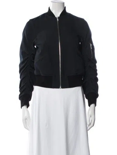 Pre-owned A.l.c Bomber Jacket In Blue