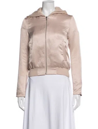 Pre-owned A.l.c Bomber Jacket In Pink