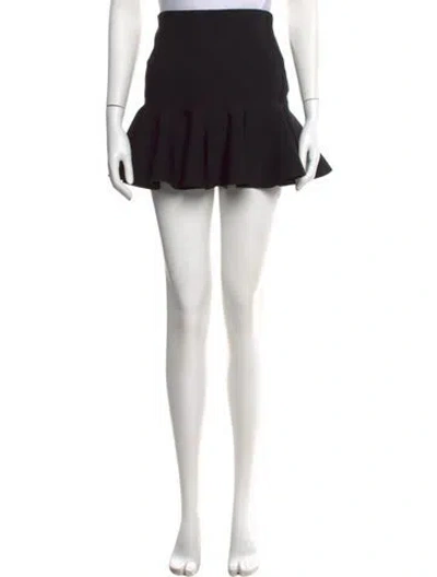 Pre-owned A.l.c Bow Accents Mini Skirt In Black