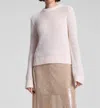 A.l.c Bowie Sheer Alpaca Crewneck Sweater In Light Pink In Pink