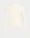 A.l.c Hayes Fine Merino Turtleneck Top In White