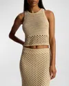 A.l.c Brayden Tank Top In Pampas In Pampas