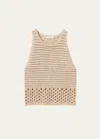 A.l.c Brayden Tank Top In Pampas In Pampas