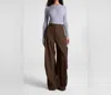 A.l.c Brie Cargo Pants In Sycamore Brown In Brown