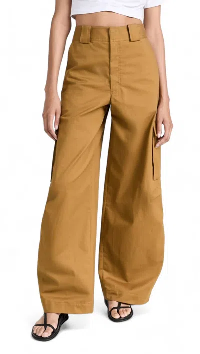 A.l.c Brie Pant In Dark Butterscotch In Brown