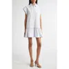 A.l.c . Brock Cotton Poplin Minidress In White