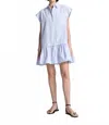 A.l.c A. L.c. Brock Drop Waist Dress In Blue