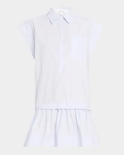 A.l.c . Brock Cotton Poplin Minidress
