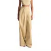 A.l.c Brody Pleated Pant In Desert-beige In Neutral