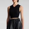 A.l.c Brody Vest In Black In Black