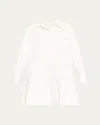 A.l.c Brooke Long-sleeve Drop-waist Mini Dress In White