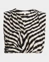 A.l.c Brooklyn Check Crop Top