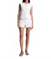 A.l.c Cade Shorts In Pearl In White