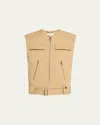 A.l.c Cal Utility Jacket In Desert Beige