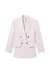 A.l.c Calla Oversized Double-breasted Blazer In Pink
