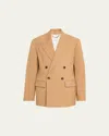 A.l.c Calla Oversized Tailored Jacket In Brown