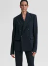 A.l.c A. L.c. Calla Peak Lapel Jacket In Blue