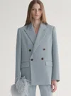 A.l.c Calla Oversized Tailored Jacket In Blue
