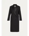 A.l.c Calla Wool-blend Coat In Black