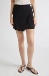 A.l.c Callen Pleated Mini Skirt In Black