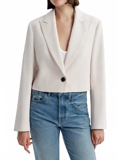 A.l.c Cam Single-button Closure Jacket In Buttercream In White
