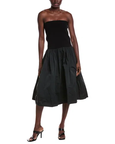 A.l.c . Cami Mixed Media Maxi Skirt In Black