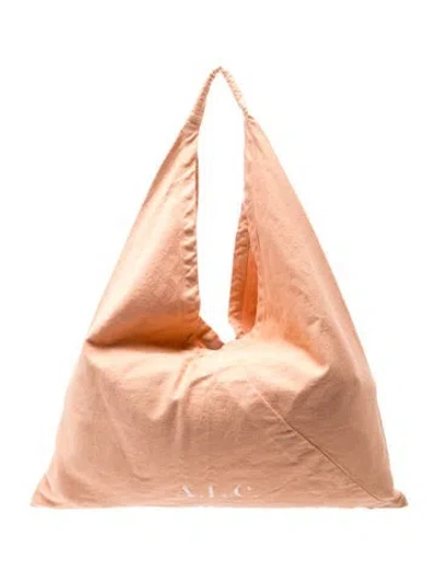 Pre-owned A.l.c Canvas Hobo In Neutrals