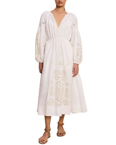 A.l.c . Capri Linen Dress In White