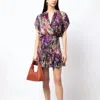 A.L.C CARLY DRESS IN ORCHID