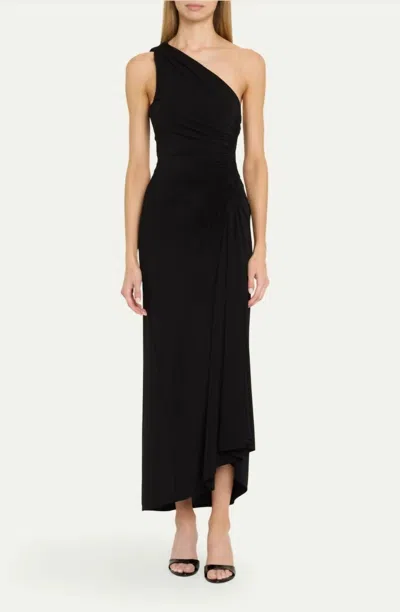 A.l.c Caroline One Shoulder Dress In Black