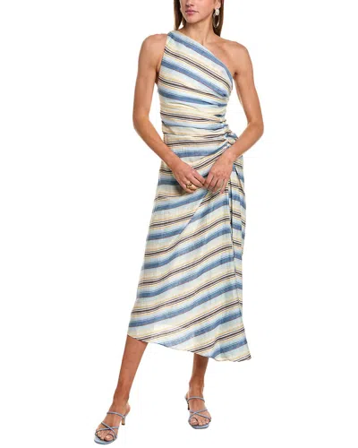 A.L.C A.L.C. CAROLYN LINEN-BLEND MIDI DRESS