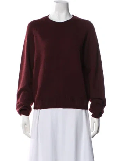 Pre-owned A.l.c Cashmere Crew Neck Sweater In Brown