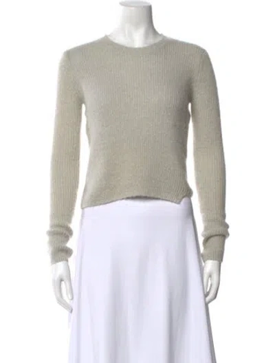 Pre-owned A.l.c Cashmere Crew Neck Sweater In Grey