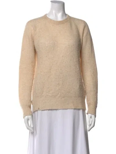 Pre-owned A.l.c Cashmere Crew Neck Sweater In Neutrals