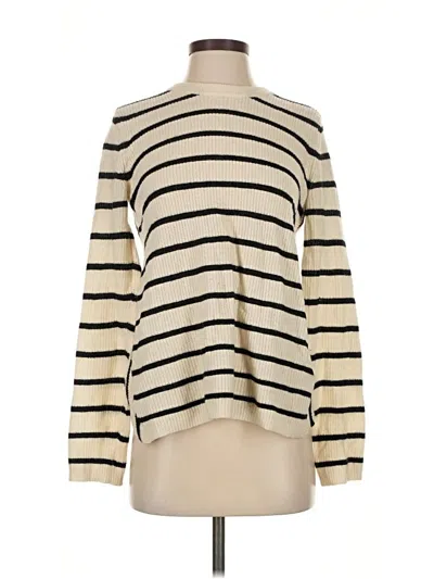 Pre-owned A.l.c Cashmere Pullover Sweater In White