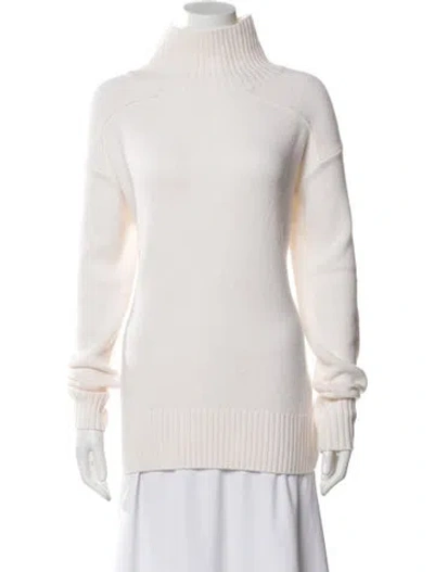 Pre-owned A.l.c Cashmere Turtleneck Sweater In Neutral