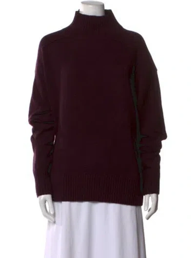 Pre-owned A.l.c Cashmere Turtleneck Sweater W/ Tags In Burgundy