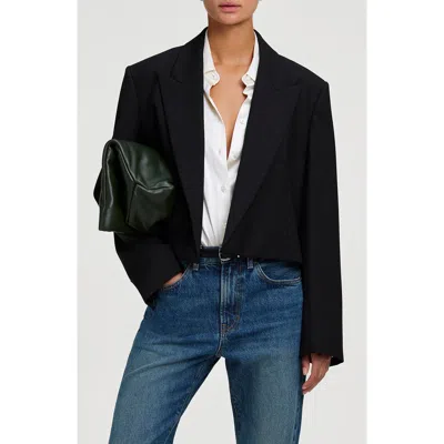 A.l.c . Cass Cropped Blazer In Black