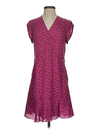Pre-owned A.l.c Casual Dress In Burgundy