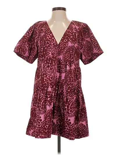 Pre-owned A.l.c Casual Dress In Burgundy