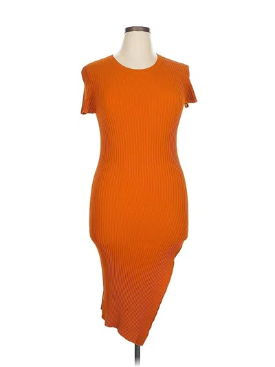 Pre-owned A.l.c Casual Dress In Orange