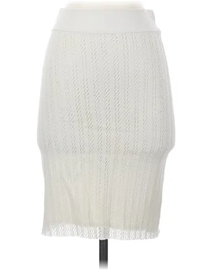 Pre-owned A.l.c Casual Skirt In Ivory